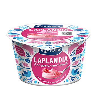 

Йогурт Viola Laplandia малина-маскарпоне 7.2% 180 г