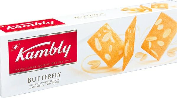 Печенье Kambly Butterfly с миндалем 100г