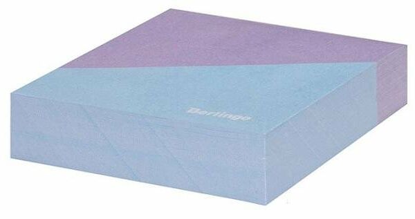 Блок для записей Berlingo Haze декоративный на склейке сиреневый 8,5х8,5х2 см, 200 листов