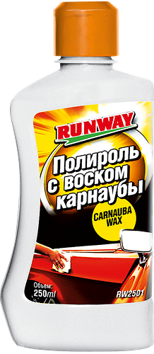 Полироль RUNWAY с воском карнаубы Арт. RW2501, 250мл