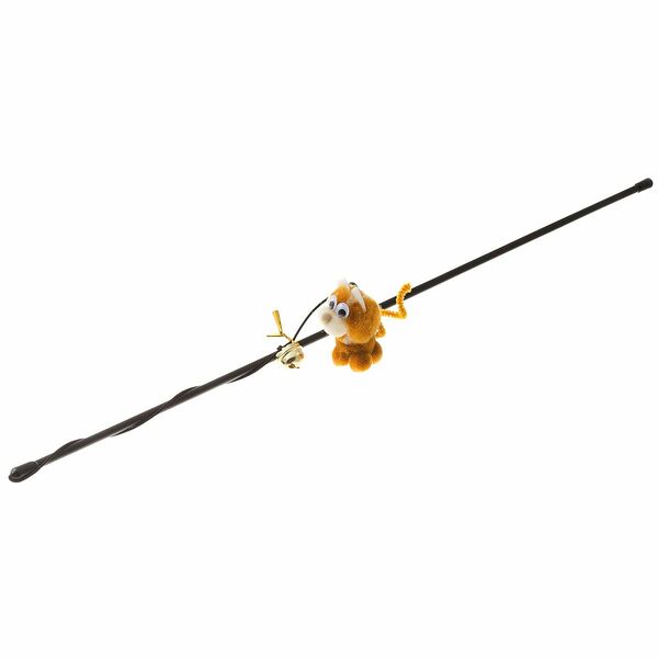 Дразнилка-удочка V.I.Pet кошка с колокольчиком 