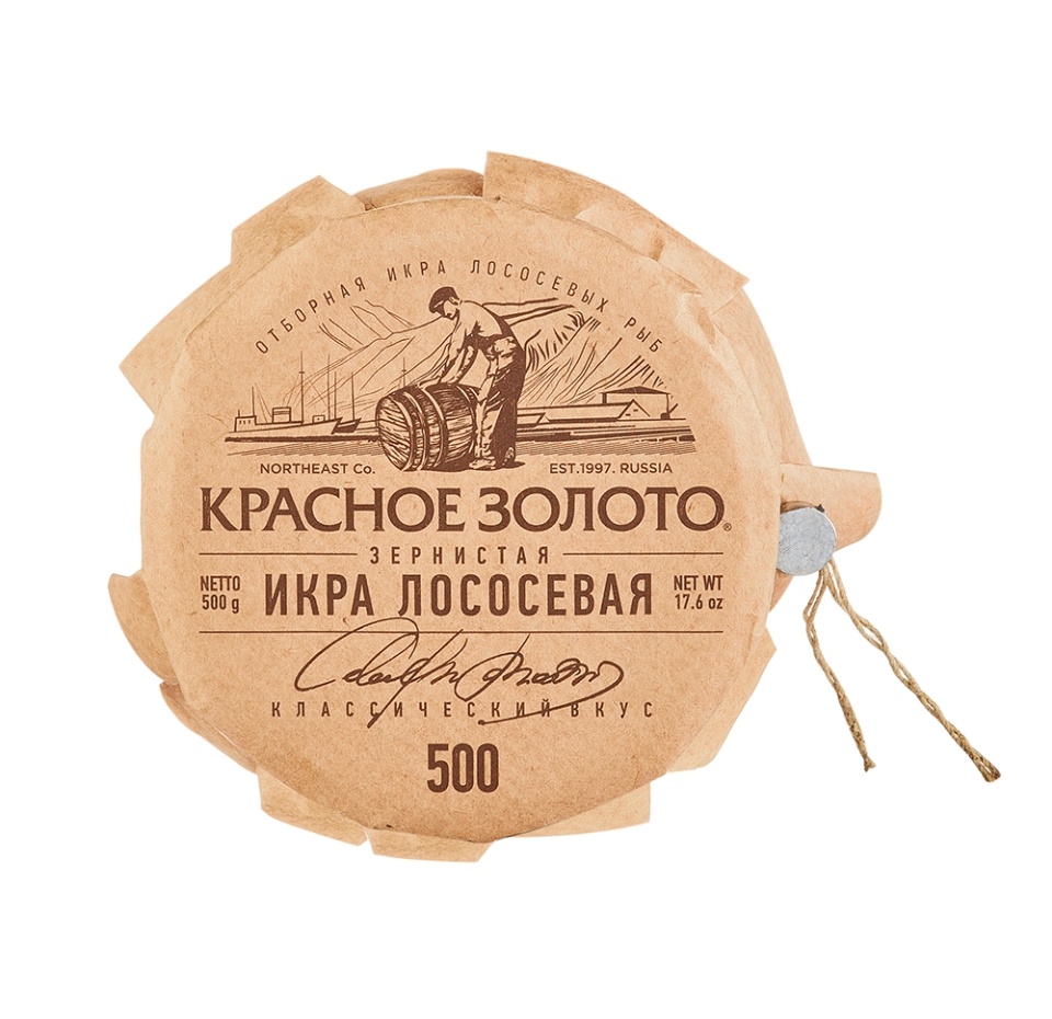 

Икра лососевая Красное Золото Горбуша тихоокеанская зернистая 500 г