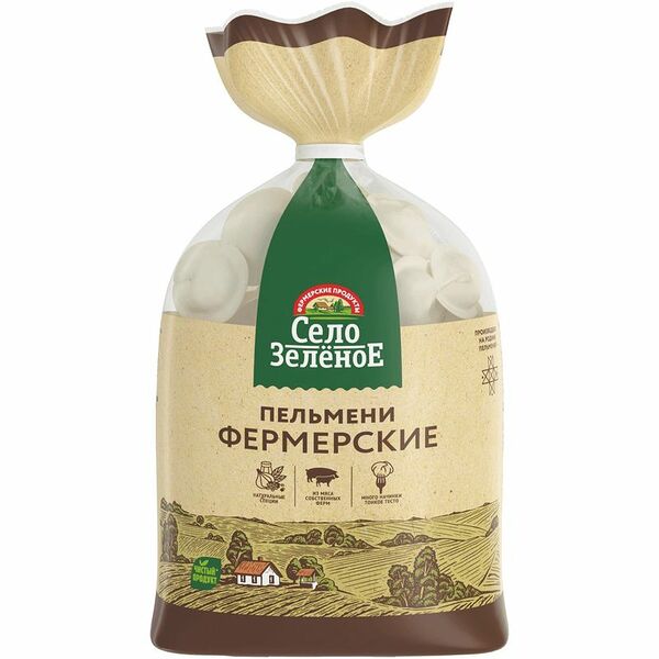 Пельмени Фермерские категории В Село Зелёное, 400г