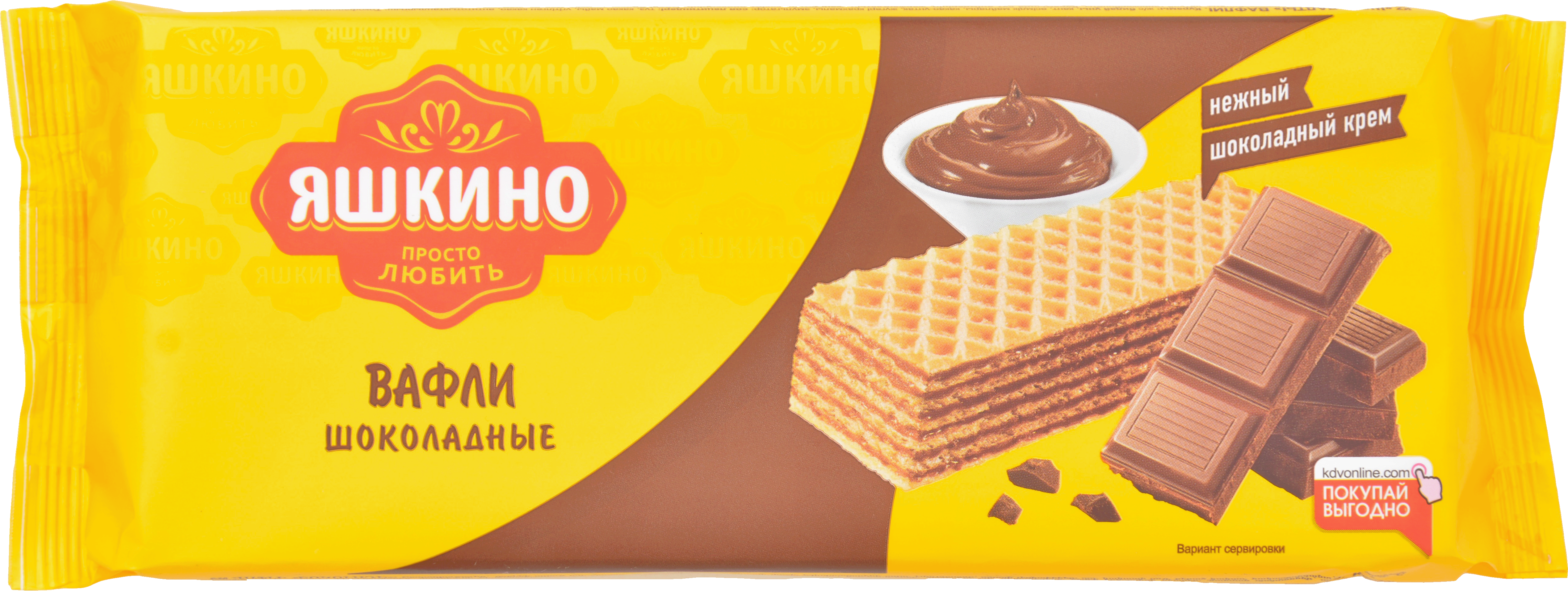 

Вафли Яшкино шоколадные