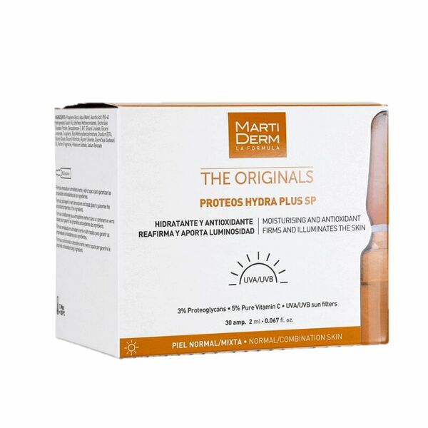 Сыворотка для лица и шеи MartiDerm The Originals Proteos Hydra Plus SP в ампулах 2 мл 30 шт
