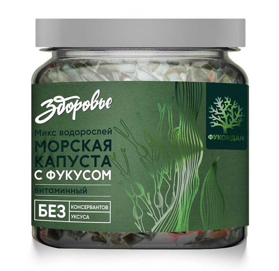 

Морская капуста Здоровье с фукусом Витаминный 400 г Россия