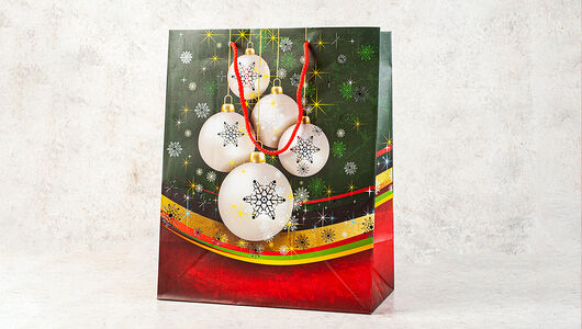 Пакет подарочный ламинированный с шарами