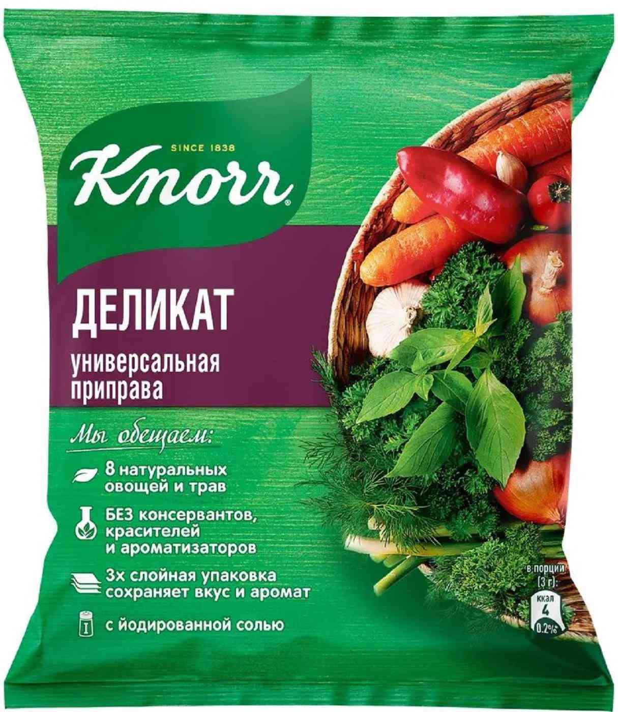 

Приправа универсальная Knorr Деликат 200 г
