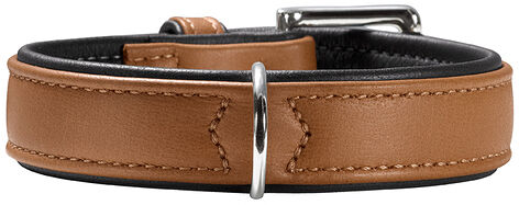 Hunter ошейник кожаный Canadian 46 - 52 см., Коричневый