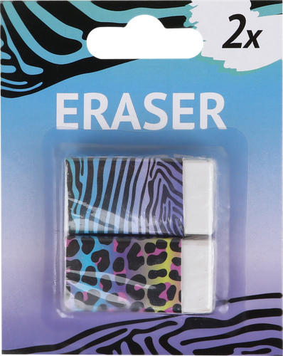 

Набор ластиков Wild прямоугольных 2 шт упаковка в ассортименте