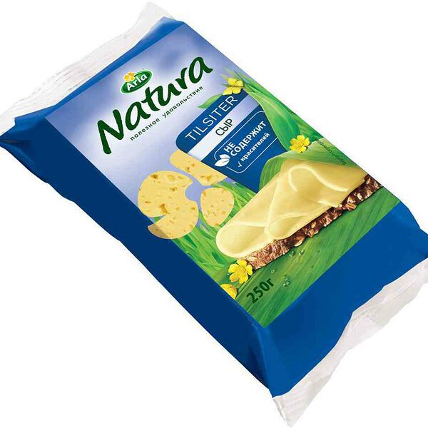 Сыр полутвердый Тильзитер от Natura, 250г
