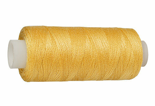 Нитки 40/2 универсальные, 400ярд, Bestex(011 т.желто-кремовый)