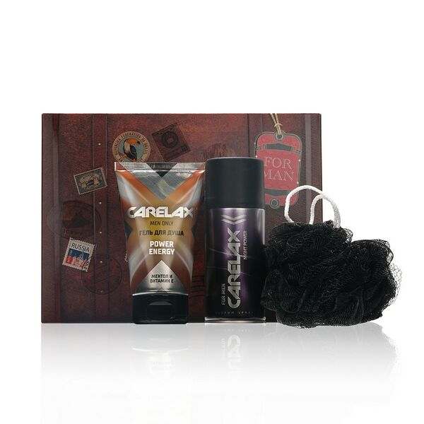 Мужской набор Carelax ( гель для душа 