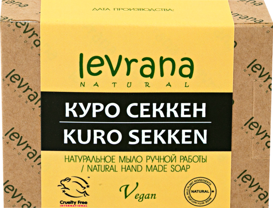 

Туалетное мыло LEVRANA Куро Секке натуральное ручной работы 100 г