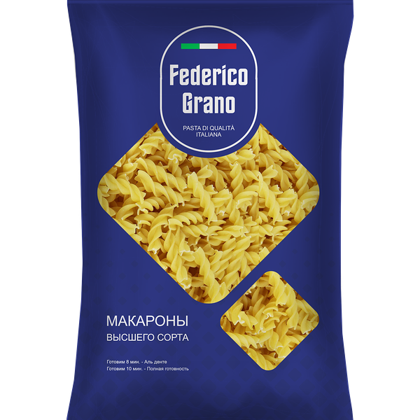 Макаронные изделия Federico Grano 1кг Спираль