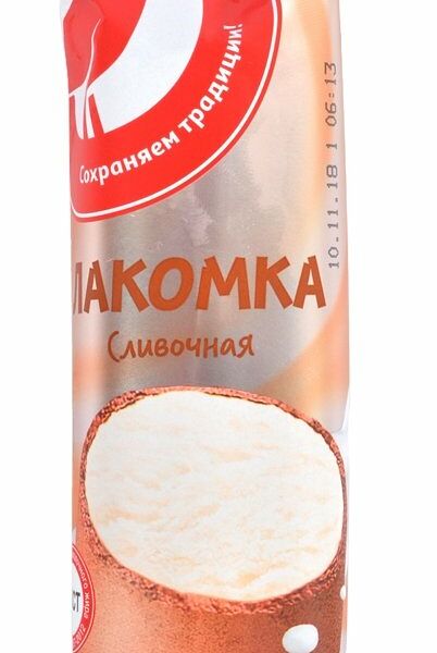 Мороженое сливочное АШАН Красная птица Лакомка батончик