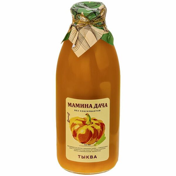 Нектар Мамина дача Тыква с мякотью 750 мл