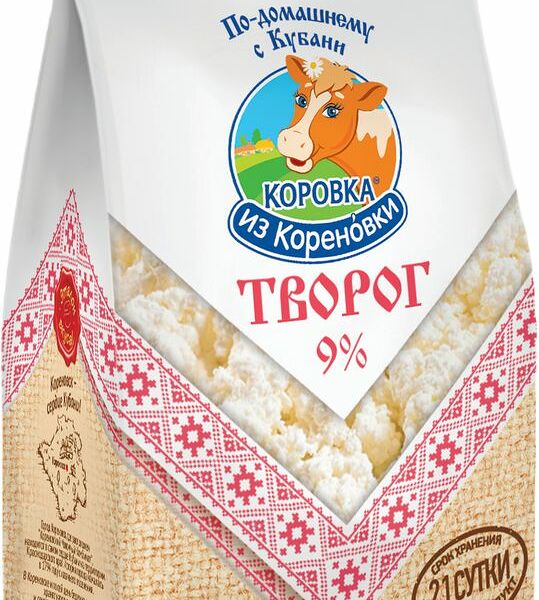 Творог Коровка Из Кореновки 9% 300г