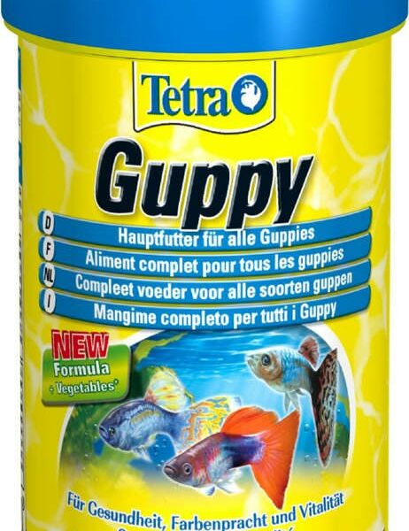 Tetra Guppy корм для всех видов гуппи (мини-хлопья)