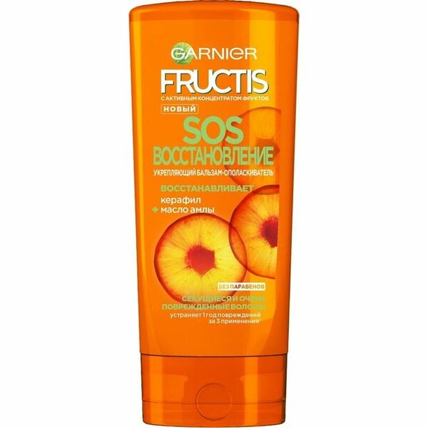 Бальзам-ополаскиватель Garnier Fructis SOS восстановление, 387мл
