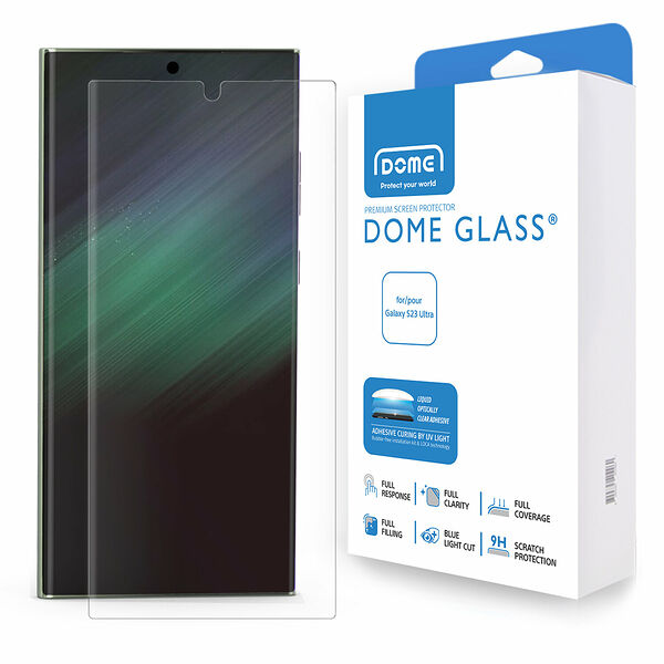 Защитное стекло Whitestone Dome Glass для Galaxy S23 Ultra прозрачный