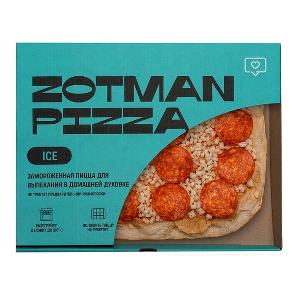 Пицца Zotman pizza Замороженная Пепперони 400 г