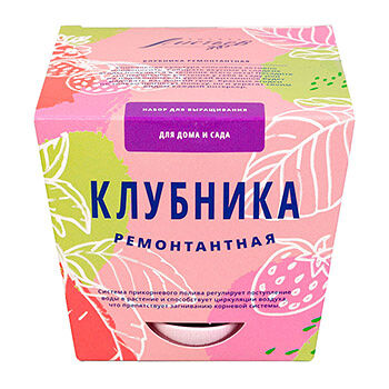 Набор для выращивания растений Тысяча листьев Клубника ремонтантная, Россия