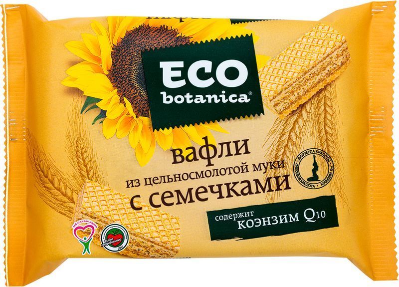 

Вафли Eco botanica мультизлаковые с семечками 145 г
