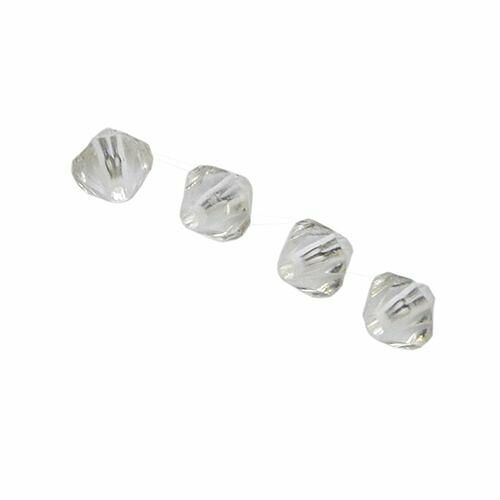 2017 Бусины ромбовидные акрил, 8мм, 25гр. Astra&Craft(1 прозрачный)