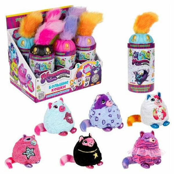 Игрушка 1Toy Котятки играют в прятки 1шт в ассортименте