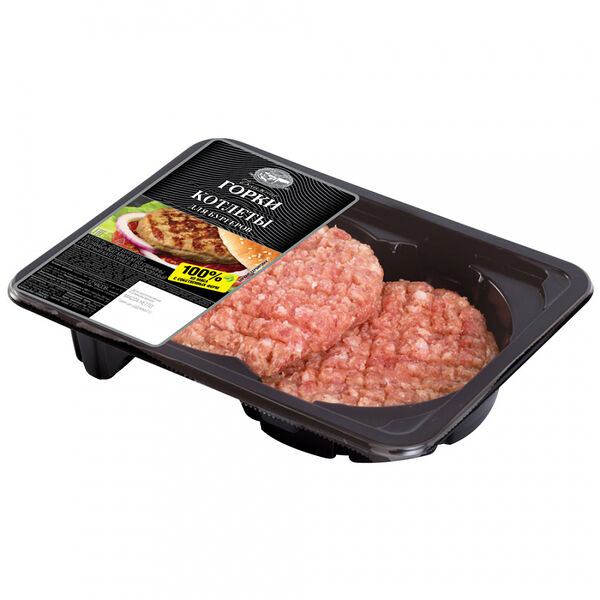 Котлеты Ближние горки для бургеров из свинины охлажденные