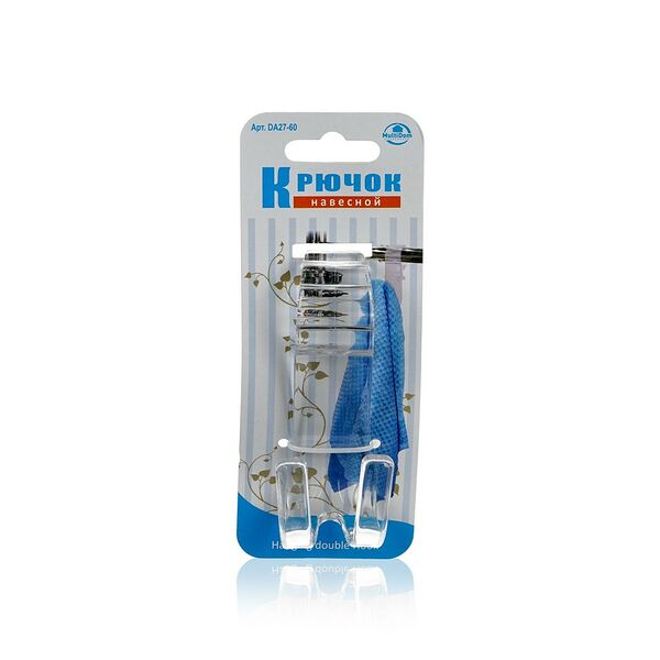 Крючок навесной МультиДом, пластиковый