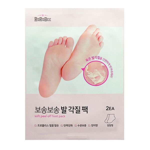 Маска для ног Rorobee мягкий пиллинг 30 г