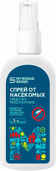 Спрей-репиллент Магнит от комаров слепней и мокриц, 100 мл