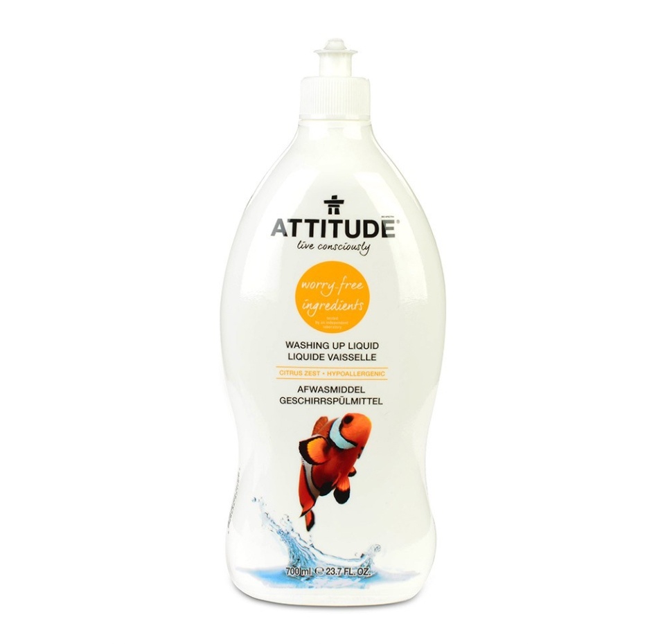

ATTITUDE Средство для мытья посуды Цитрус Зест, 700 мл