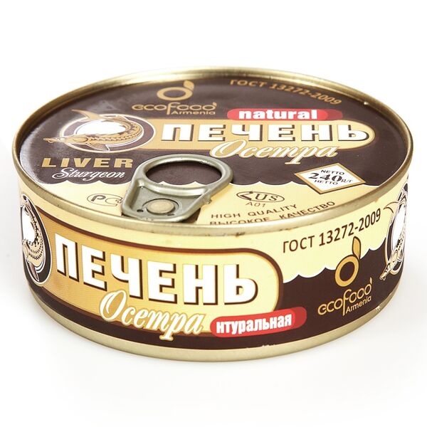 Печень осетра EcoFood Armenia 240 г
