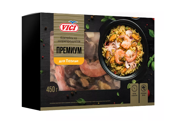 Коктейль из морепродуктов Vici Премиум для Паэльи замороженный