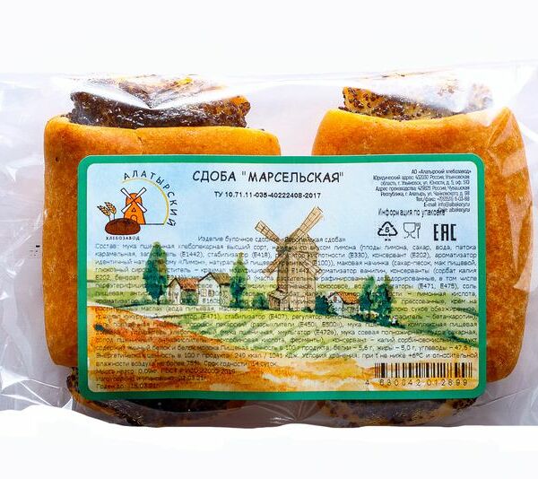 Сдоба Алатырский ХЗ марсельская 90г