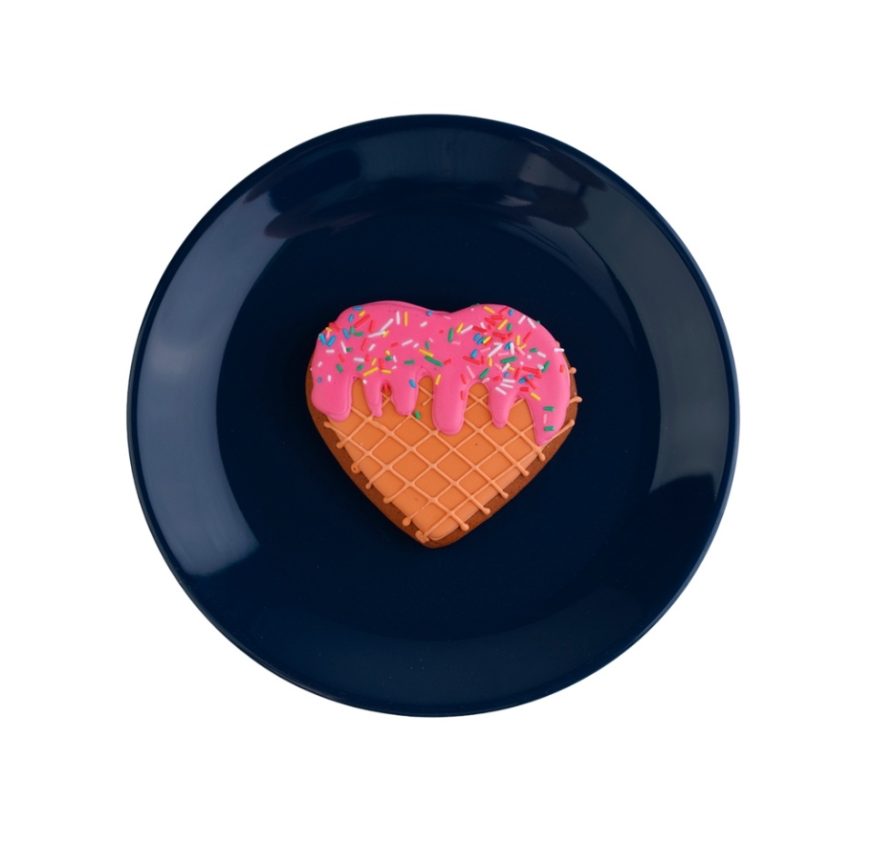 

Пряник медовый фигурный «Мороженое» ручной работы от шеф-пекаря, 30 г