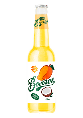 Напиток газированный Волчок с соком манго-кокос