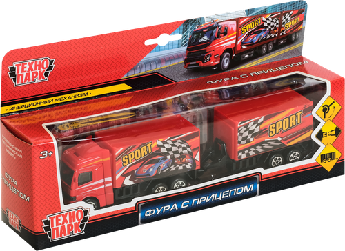 

Машина ТЕХНОПАРК 20см, с прицепом, в ассортименте Арт. 314528/529