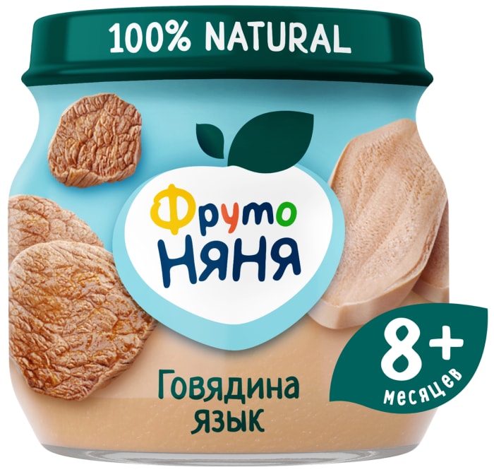 

Пюре ФрутоНяня из говядины с языком 80 г
