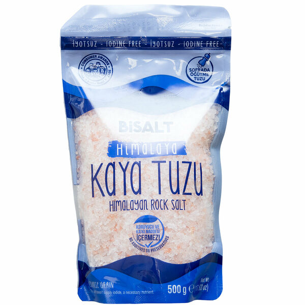 Соль Гималайская розовая крупная ТМ Bisalt