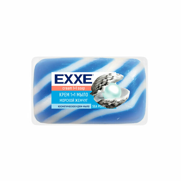 Твердое мыло Exxe 1+1 Морской Жемчуг 80 г