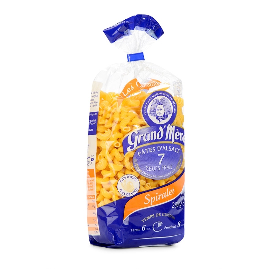 

Макаронные изделия Grand Mere Спирали 250 г Франция