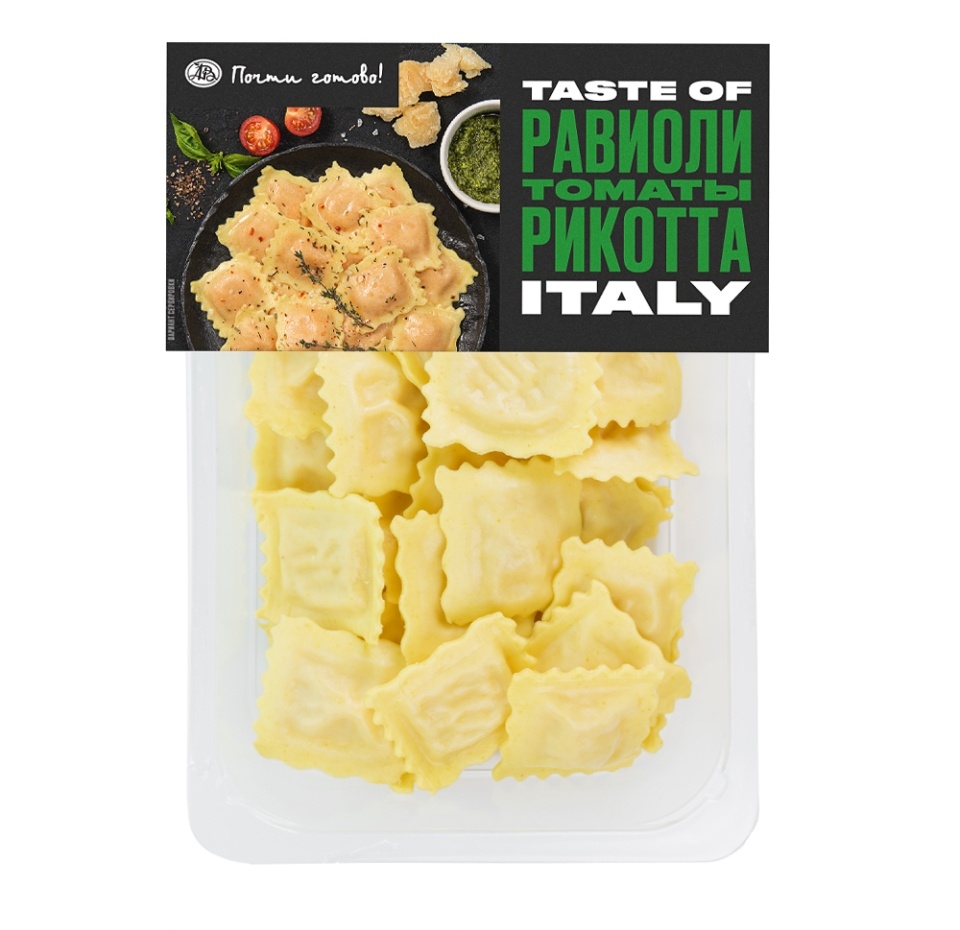 

Равиоли с томатами и рикоттой Taste of Почти готово 250 г