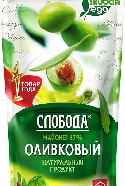 Майонез оливковый Слобода 67%