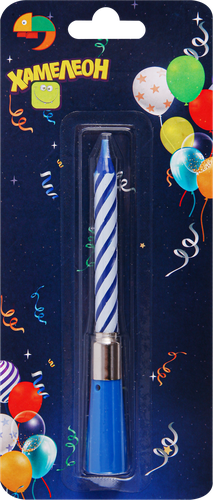 

Свеча для торта Хамелеон музыкальная