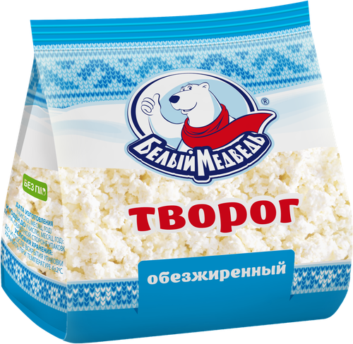 

Творог Белый Медведь обезжиренный без змж 250 г