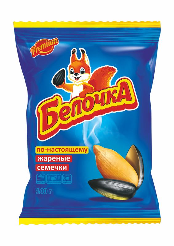 

Семена подсолнечника Белочка По-настоящему жареные 140 г